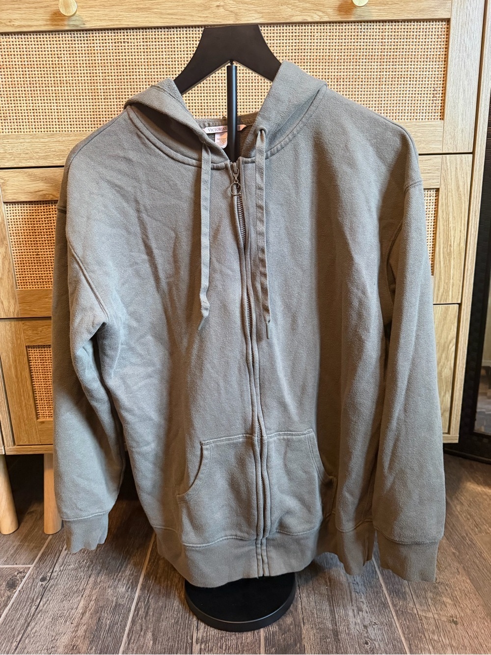 Victoria's Secret Olive Green Zip-Up Hoodie